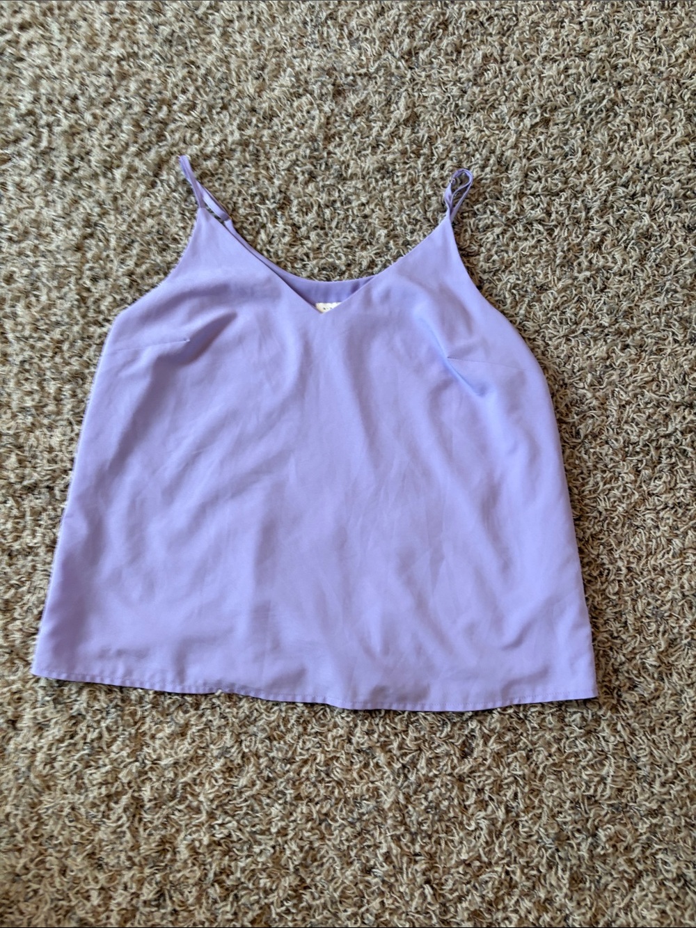 a new day Lavender V-Neck Spaghetti Strap Camisole